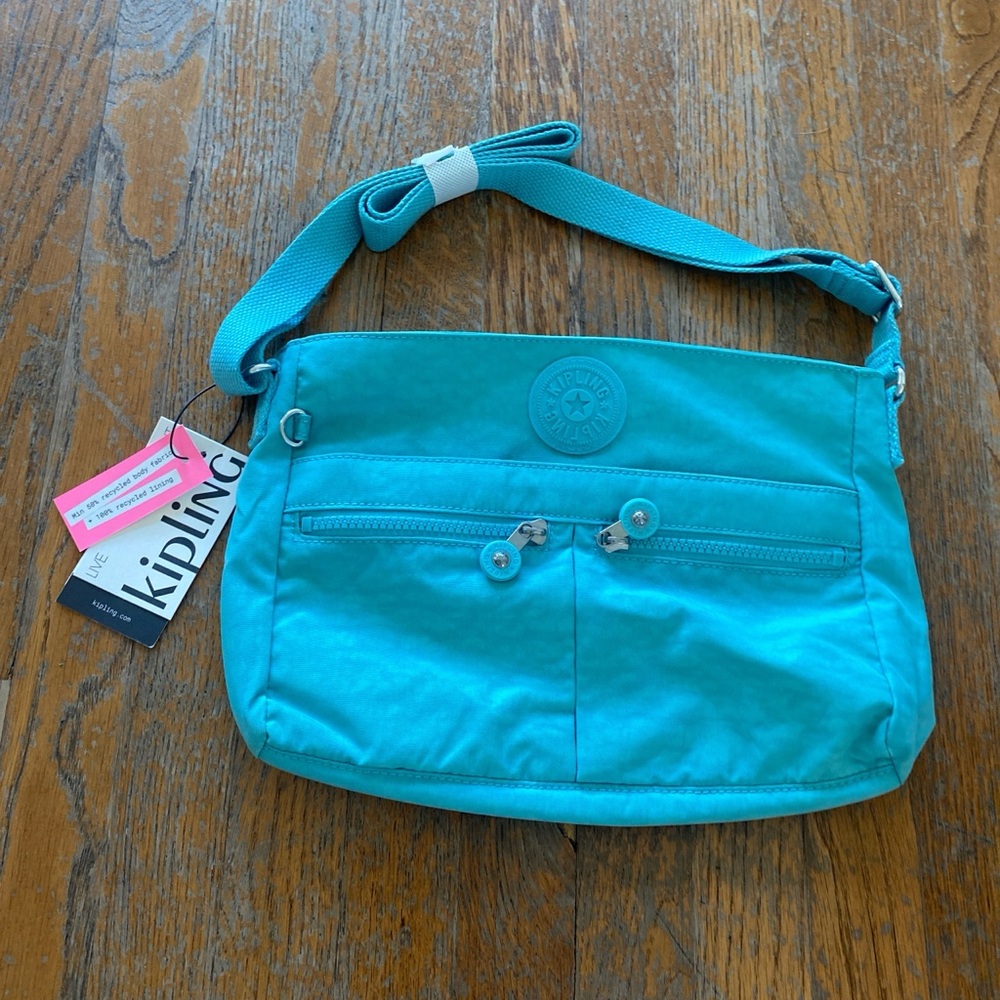 Kipling Aqua Blue Crossbody Bag